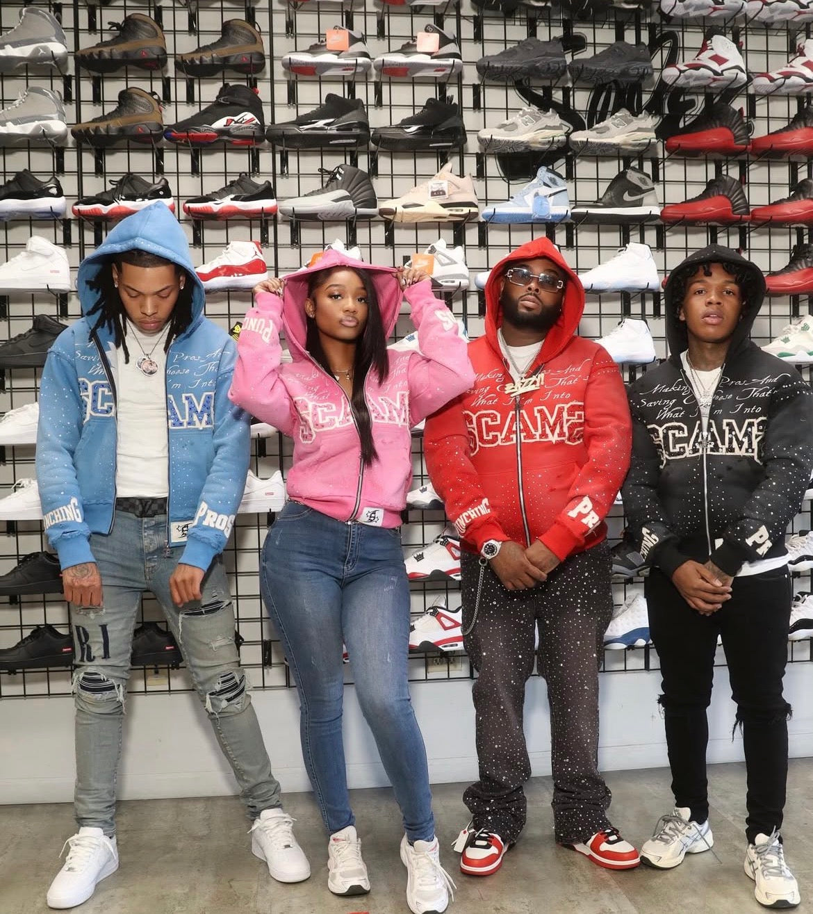 PUNCHINGPROS "SCAMS" Hoodie COLLECTION