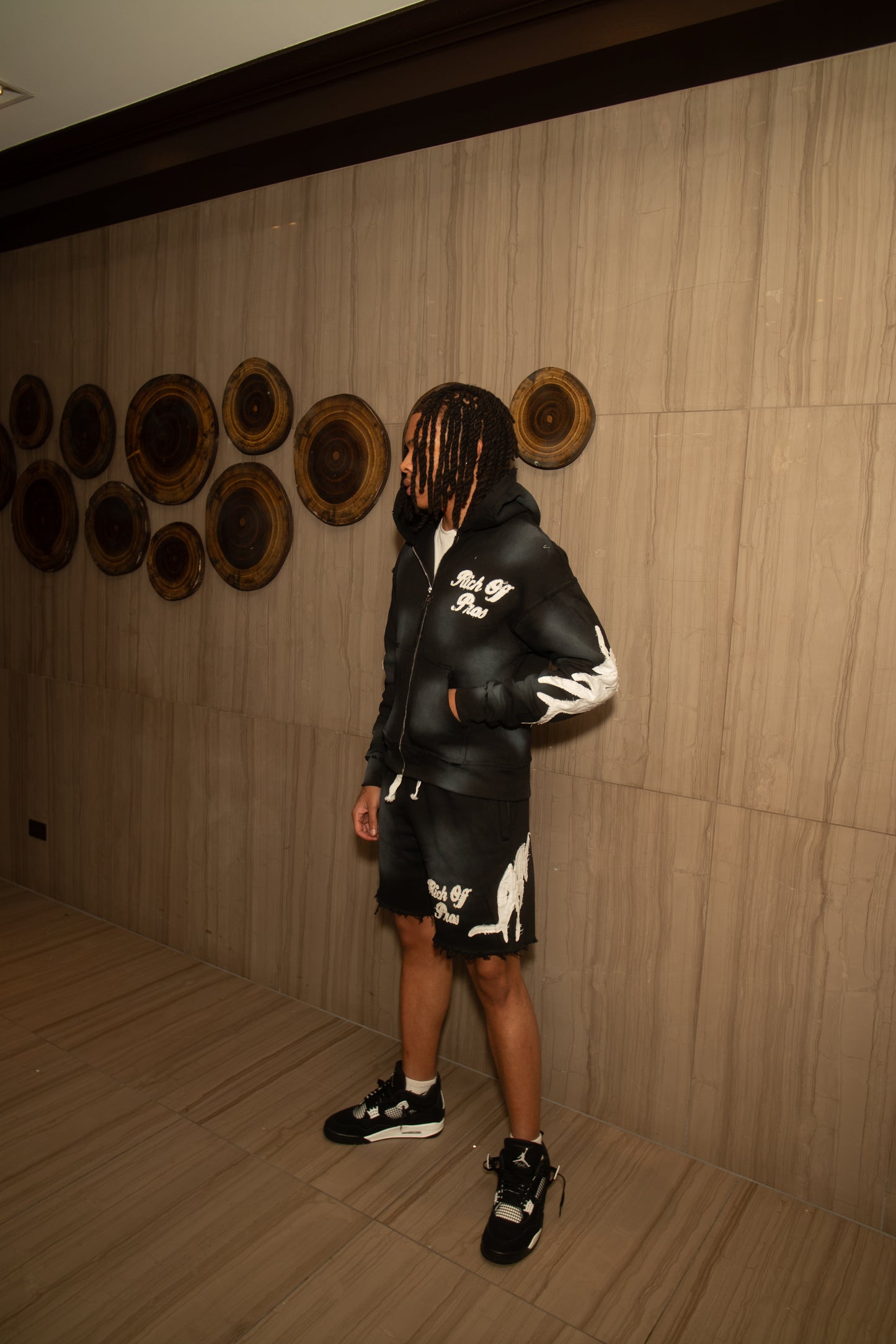 Rich Off Pros Distress SunFade Hoodie Sets