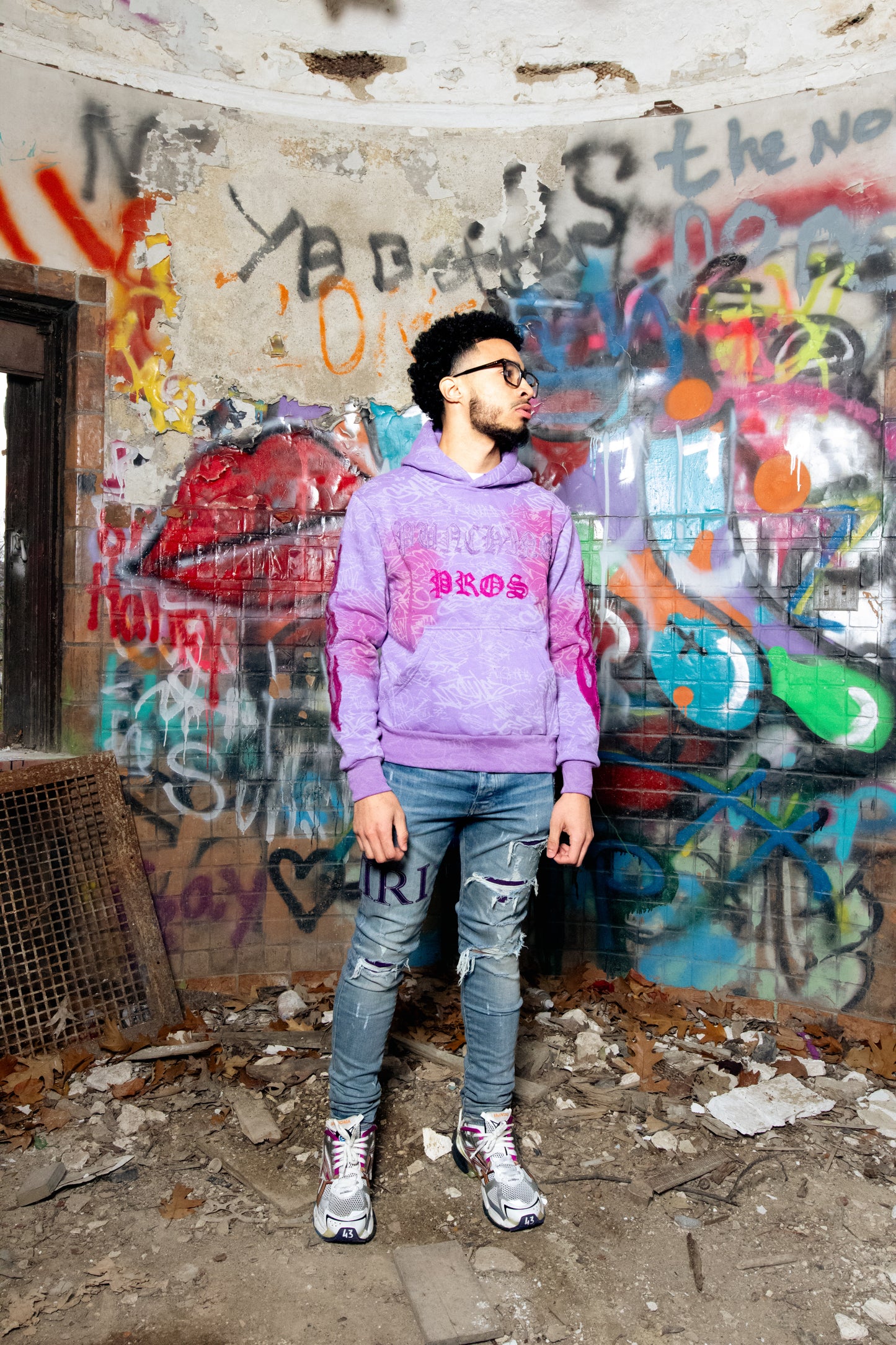 Graffiti " Unique Acid Wash Hoodie Collection