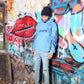 Graffiti " Unique Acid Wash Hoodie Collection