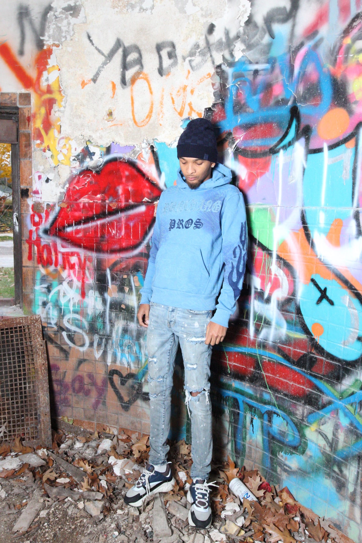 Graffiti " Unique Acid Wash Hoodie Collection