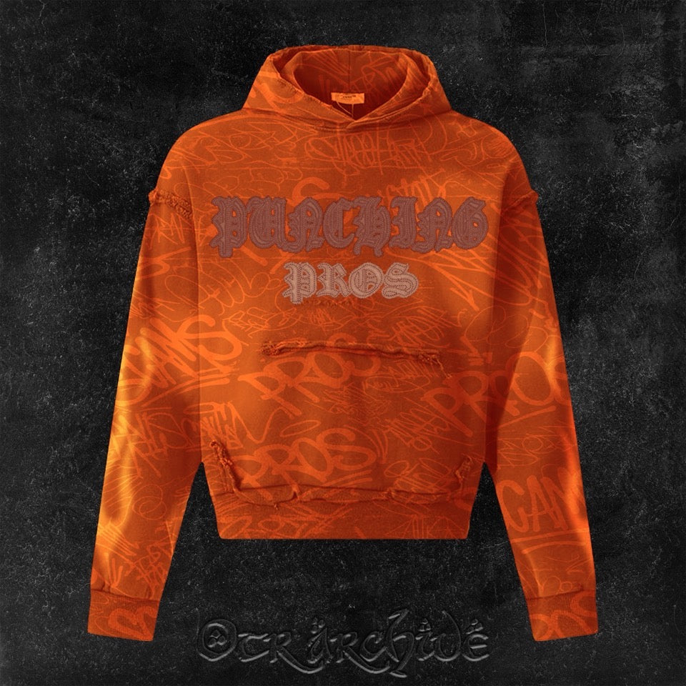 "ProsxScams" Unique Acid Wash Hoodie Collection