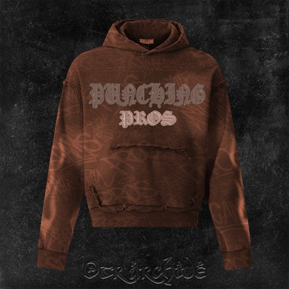 "ProsxScams" Unique Acid Wash Hoodie Collection